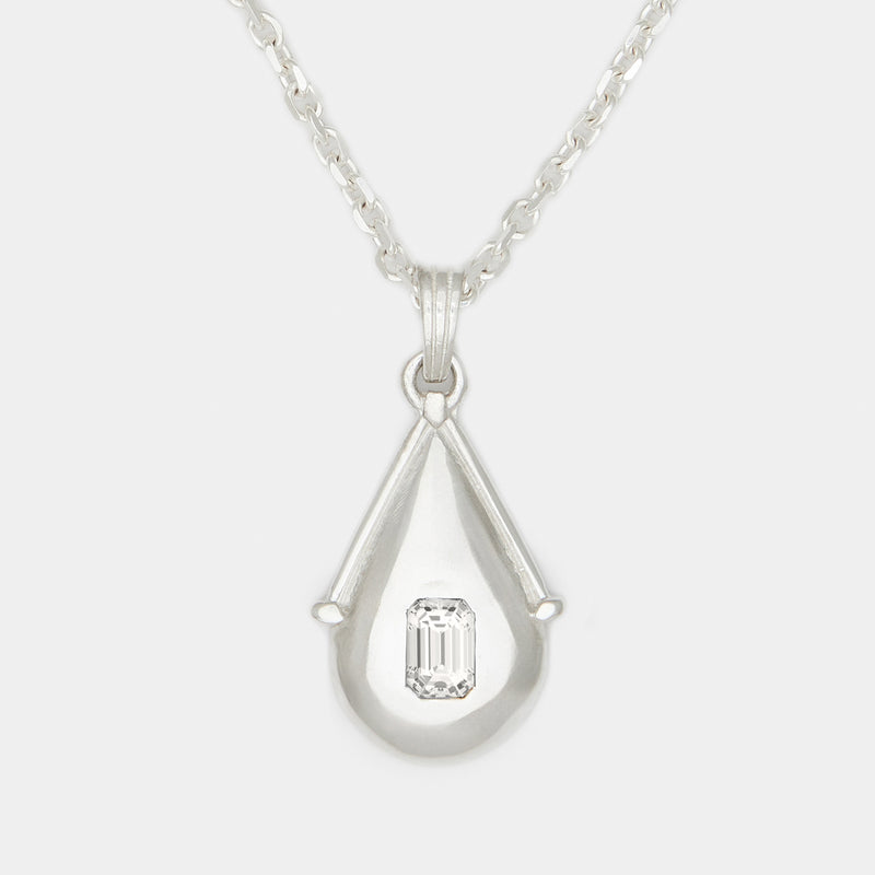 Villa Birthstone Necklace in Silver