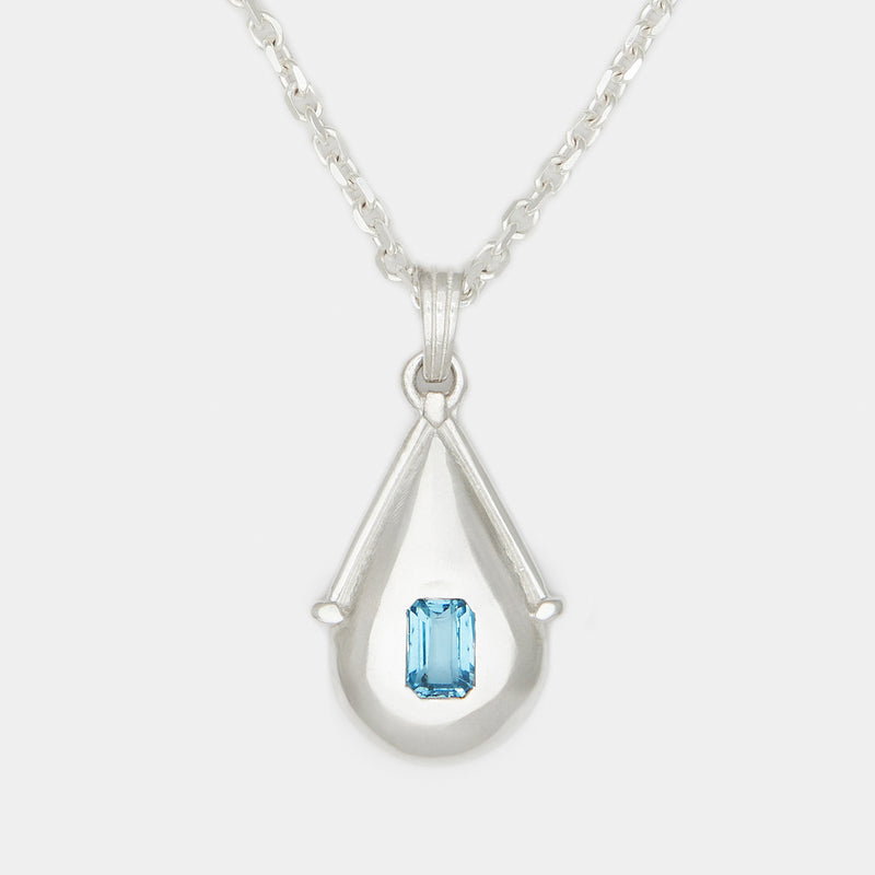 Villa Birthstone Necklace in Silver