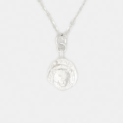 Medusa Charm Necklace in Sterling Silver