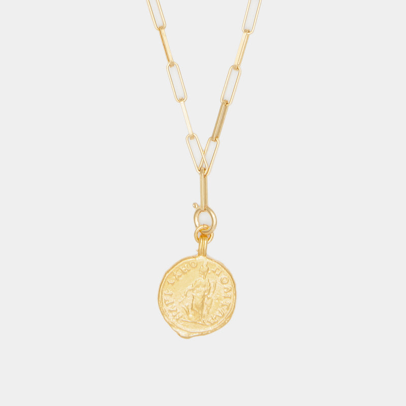 Jeanne Charm on Cairo Chain in Gold