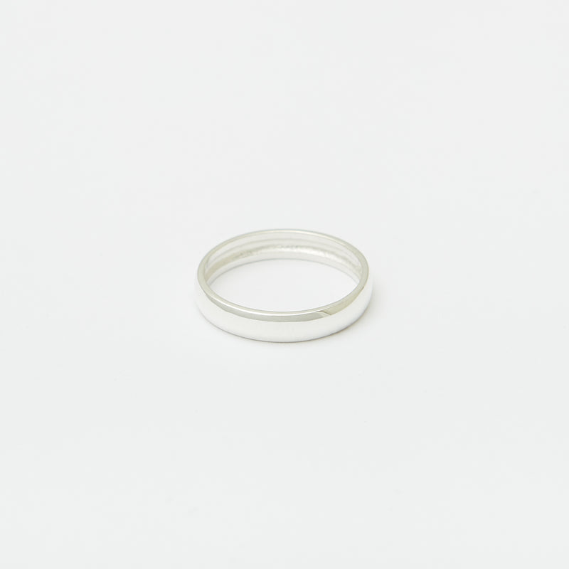 3mm Henchey Band Bombé in Sterling Silver for Her