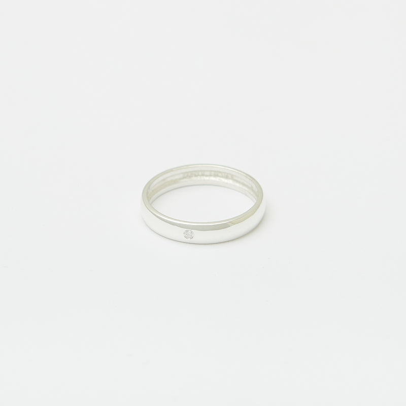 3mm Henchey Band Bombé in Sterling Silver for Her