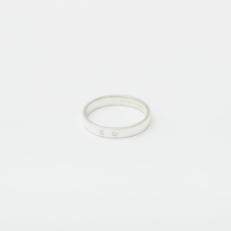 3.5mm Henchey Band Flat in Sterling Silver for Her