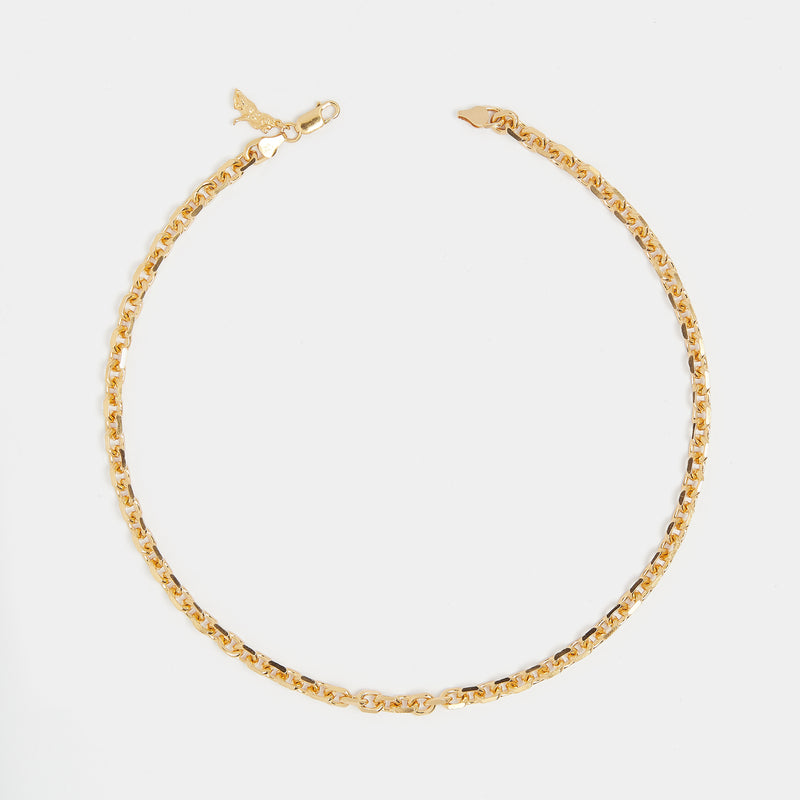 Diamond Cut Chain in Gold