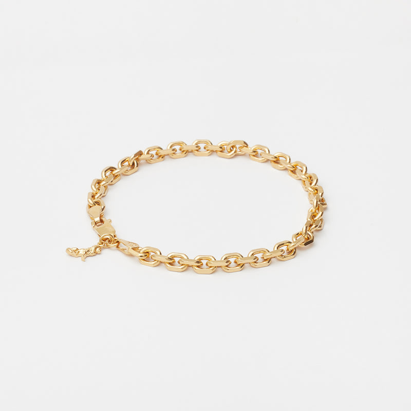 Diamond Cut Bracelet in Gold for her