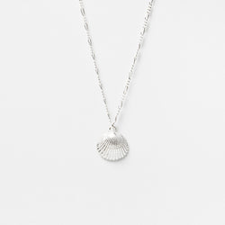 Siobhan Shell Necklace in Sterling Silver