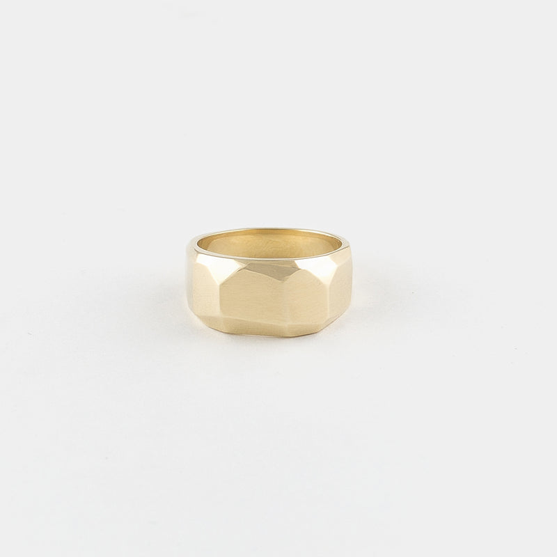 Big Stack Ring in Gold