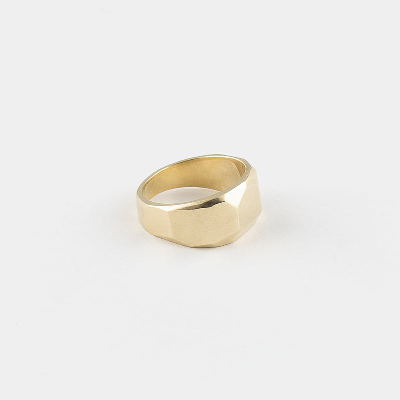 Big Stack Ring in Gold