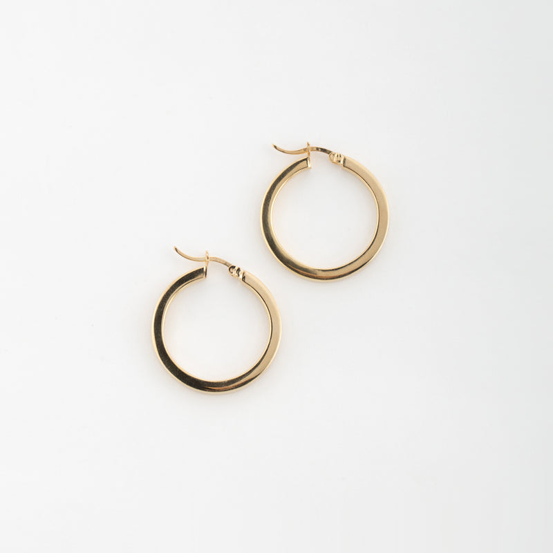 Donna Hoops in Gold