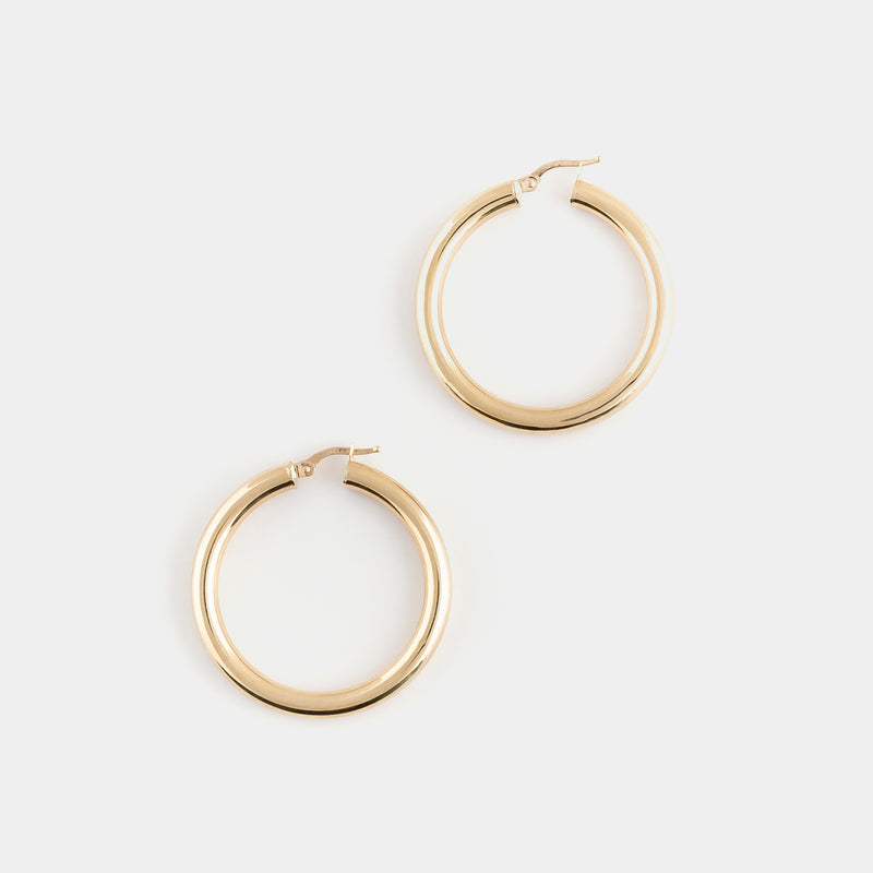 Joan Hoops in Gold size Large