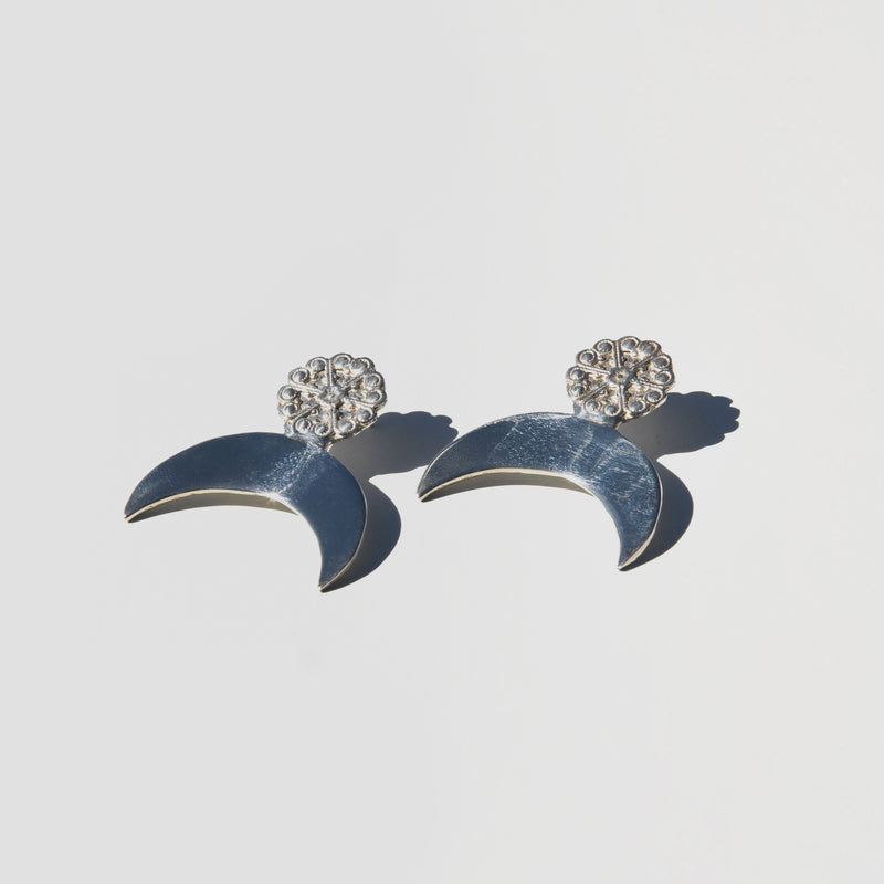 Lolita Earrings in Silver