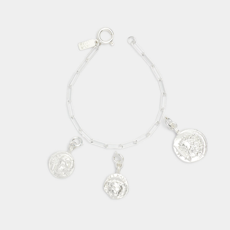 Cairo Link Bracelet in Silver