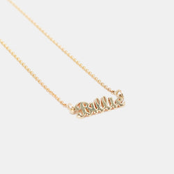 Mini Nameplate Necklace