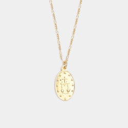 Madonna Necklace in Gold for Her